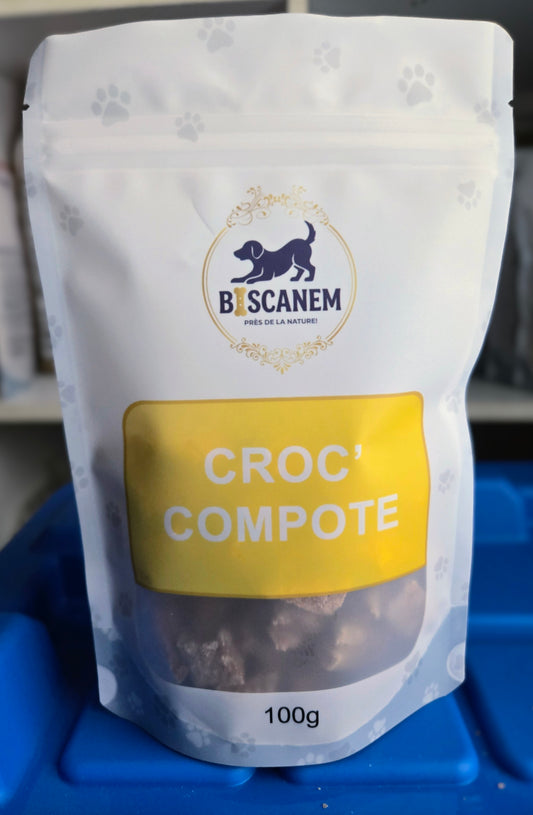 Gâteries pour chien- Croc'Compote